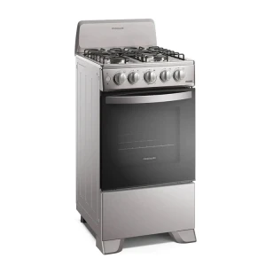 FRIGIDAIRE 20" 4 BURNER GAS RANGE W/ ELECTRIC IGNITION SILVER | FKGN20C3MYG - Image 
