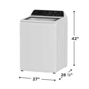 FRIGIDAIRE 4.4 CUFT TOP LOAD WASHER W/AGITATOR 120V WHITE | FLVW7523BW - Image 