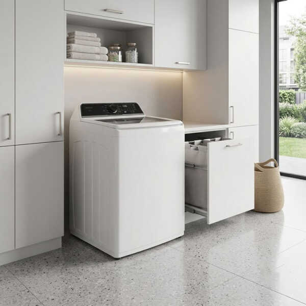 FRIGIDAIRE 4.4 CUFT TOP LOAD WASHER W/AGITATOR 120V WHITE | FLVW7523BW - Image 