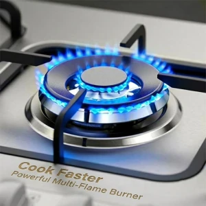 FRIGIDAIRE 30" 5 BURNER BUILT-IN GAS COOKTOP W/ ELECTRIC IGNITION + THERMOCOUPLE STAINLESS STEEL SILVER | FTGC3050XS - Image 