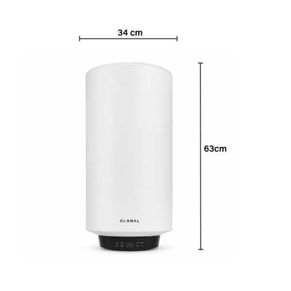GLOBAL 30 LTR 220V DIGITAL ELECTRIC WATER HEATER | GB30LD - Image 