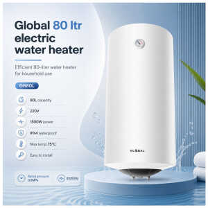 GLOBAL 80 LTR 220V ELECTRIC WATER HEATER | GB80L - Image 