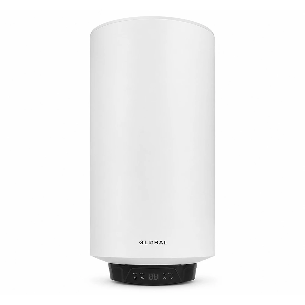 Global GB80LD 80 liter electric water heater with digital display