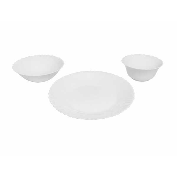 GIBSON HOME 12PCS DINNERWARE SET WHITE | GI127232-12 - Image 