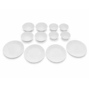 GIBSON HOME 12PCS DINNERWARE SET WHITE | GI127232-12 - Image 