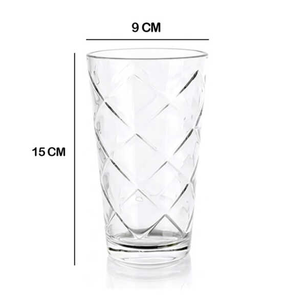 GIBSON 16 PCS GLASSWARE SET (8X 399ML GLASSES | 8X 473ML GLASSES) | GI141409-16 - Image 
