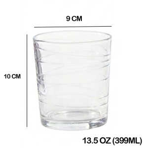 GIBSON 16 PCS GLASWARE SET (8X 399ML GLASSES | 8X 473ML GLASSES ) | GI141410-16 - Image 