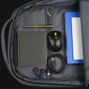 KLIPXTREME 15.6" LAPTOP BACKPACK CARRYON STRAP WATE | KNB-896GR - Image 