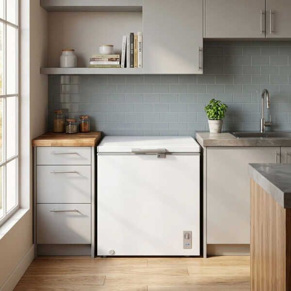 MIDEA 10.6 CUFT/293L CHEST FREEZER 115V WHITE | MD-RC411-FZ01 - Image 