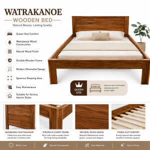 PARTOBED 160X200 QUEEN SIZE WATRAKANOE BED | PARTOBED2-160X200 - Image 