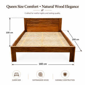 PARTOBED 160X200 QUEEN SIZE WATRAKANOE BED | PARTOBED2-160X200 - Image 