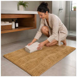 LOTUS COTTON 40X60CM DOOR MAT | PRIMO-P141633 - Image 
