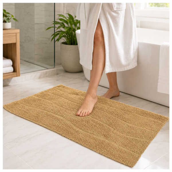 LOTUS COTTON 40X60CM DOOR MAT | PRIMO-P141633 - Image 