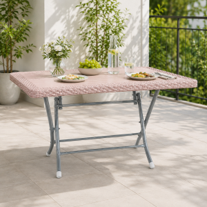 RATTAN FOLDING TABLE | PRIMO-T30R071 - Image 