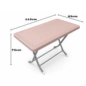 RATTAN FOLDING TABLE | PRIMO-T30R071 - Image 