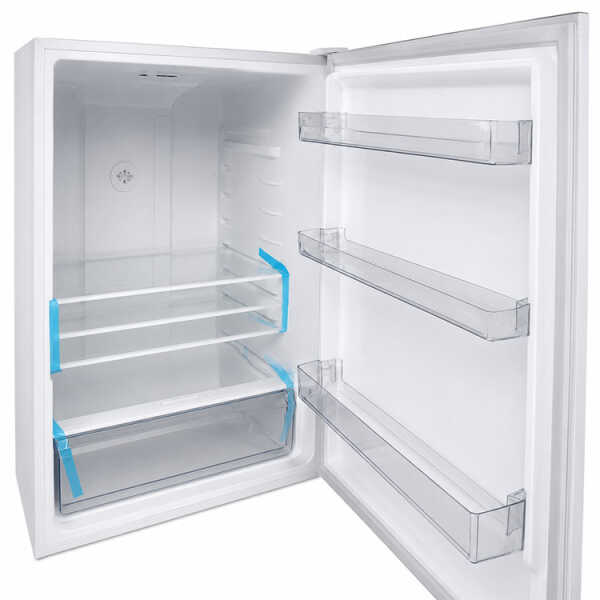 SANKEY 18 CU.FT REFRIGERATOR BLACK GLASS | RF-1881BG - Image 