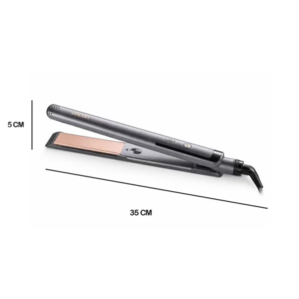 SOKANY HAIR STRAIGHTENER BLACK 110V-240V | SK-15040 - Image 