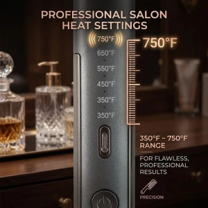 SOKANY HAIR STRAIGHTENER BLACK 110V-240V | SK-15040 - Image 