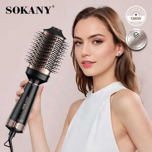 SOKANY HOT HAIR BRUSH 110V-1260W BLACK | SK-15055 - Image 