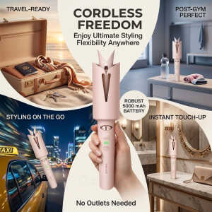 SOKANY AUTO HAIR CURLER W/USB CHARGING | SK-15057 - Image 