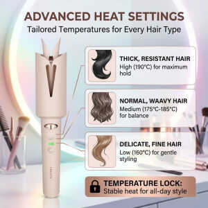 SOKANY AUTO HAIR CURLER W/USB CHARGING | SK-15057 - Image 
