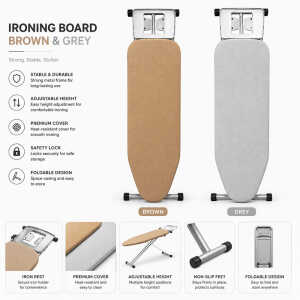 3612T SMALL IRONING BOARD WITH IRON HOLDER | 210892406-3 - Image 