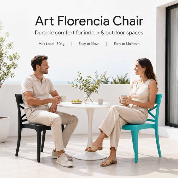 ART FLORENCIA CHAIR WITHOUT ARMREST | VARIETY - Image 