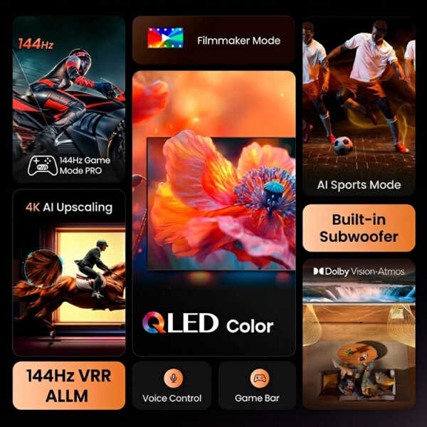 HISENSE 98" QLED 4K UHD GOOGLE SMART TV (2024) | 98Q6QG - Image 