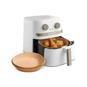BLACK & DECKER 4.2L/ 4.4QT AIR FRYER W/ KNOBS WHITE | AFBD42-3WD - Image 