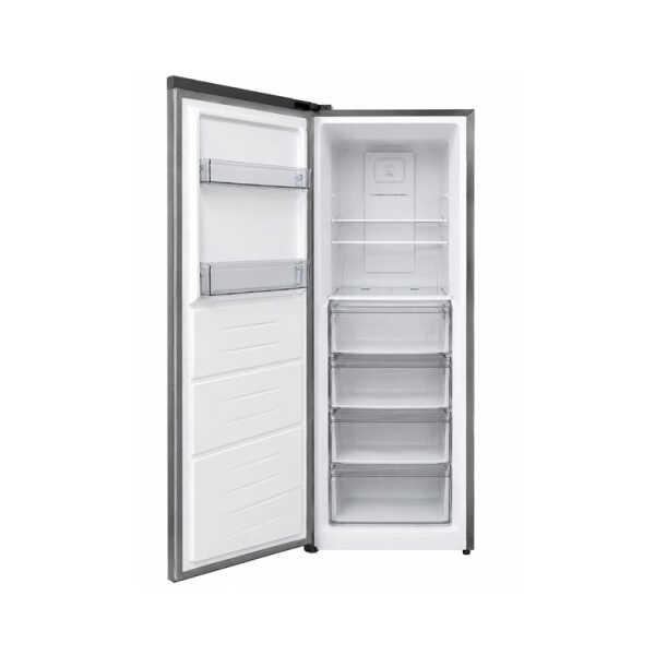 BERKLAYS 262L NO FROST UPRIGHT FREEZER STAINLESS STEEL | BNFVF276X.16 - Image 
