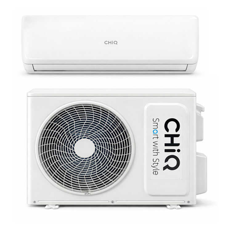 CHiQ air conditioner indoor and outdoor units combo.