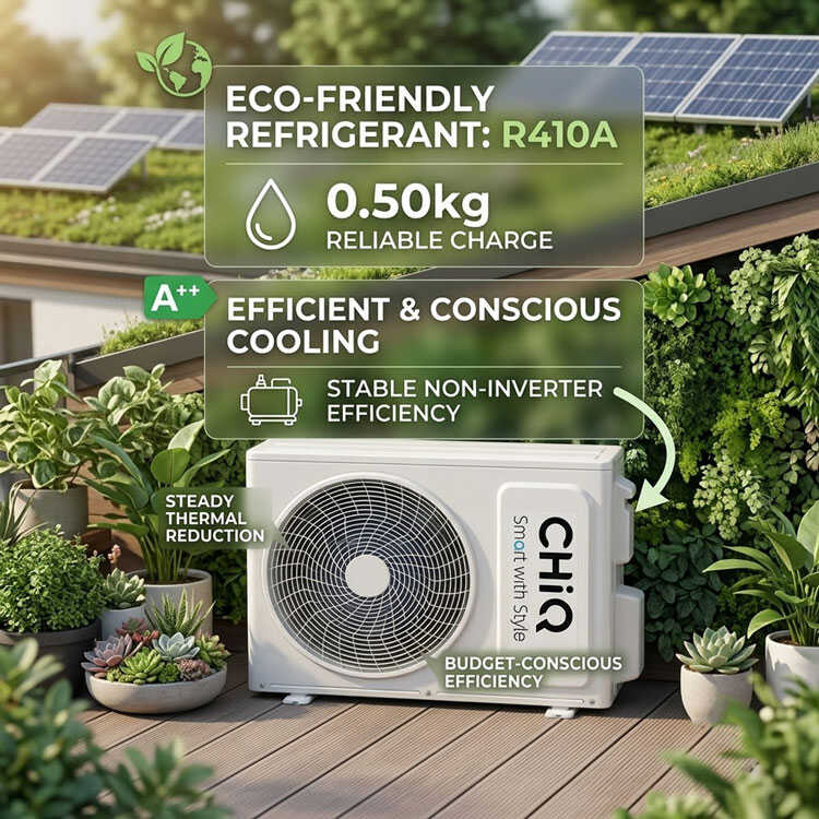 Eco-friendly R410A refrigerant CHiQ air conditioner compressor