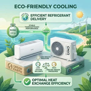 CHIQ 18000 BTU AIR CONDITIONER NON INVERTER 220V | CH18K220 - Image 