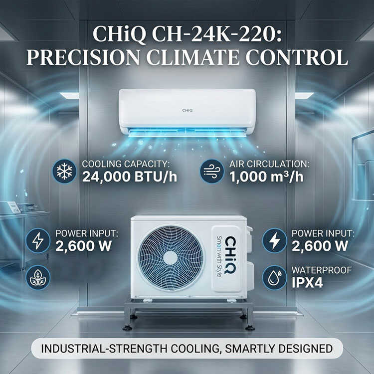 CHiQ CH-24K-220 precision climate control specifications
