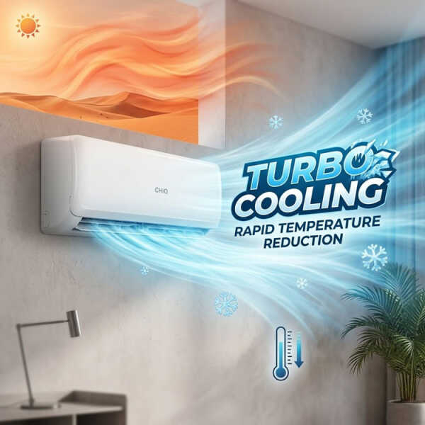 CHIQ 9000BTU AIR CONDITIONER NON INVERTER 110V | CH9K110 - Image 