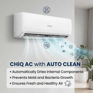 CHIQ 9000BTU AIR CONDITIONER NON INVERTER 110V | CH9K110 - Image 