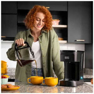 BLACK & DECKER 12-CUP COFFEE MAKER MATTE BLACK | CM0021-0BD - Image 