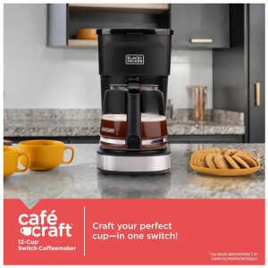 BLACK & DECKER 12-CUP COFFEE MAKER MATTE BLACK | CM0021-0BD - Image 