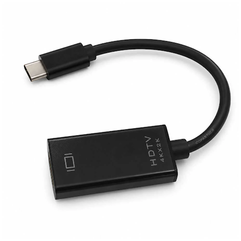 NA TYPE C TO HDMI FEMALE ADAPTER, BLACK | DBV-TYC-HDF