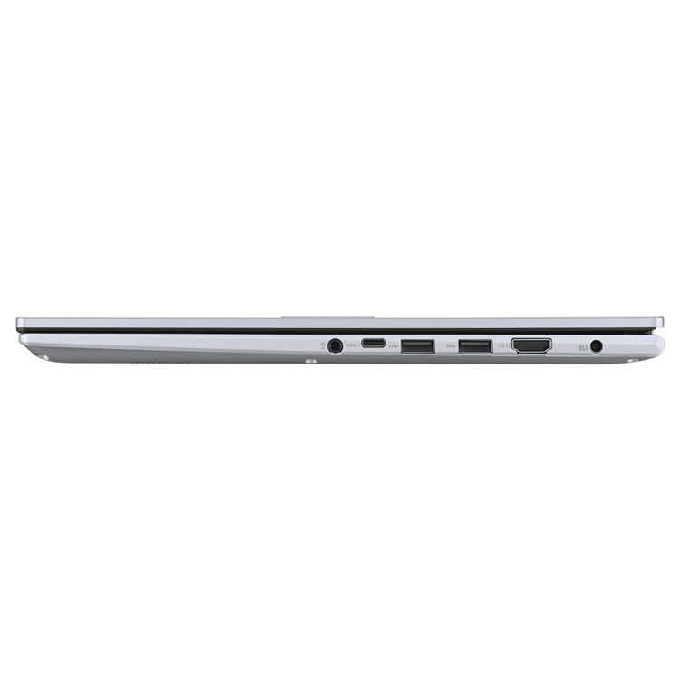 Side view showing ASUS Vivobook 16 ports