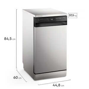 FRIGIDAIRE 18" BUILT-IN SILVER DISHWASHER | FHFF10E4MSBZG - Image 