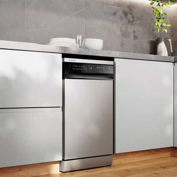 FRIGIDAIRE 18" BUILT-IN SILVER DISHWASHER | FHFF10E4MSBZG - Image 