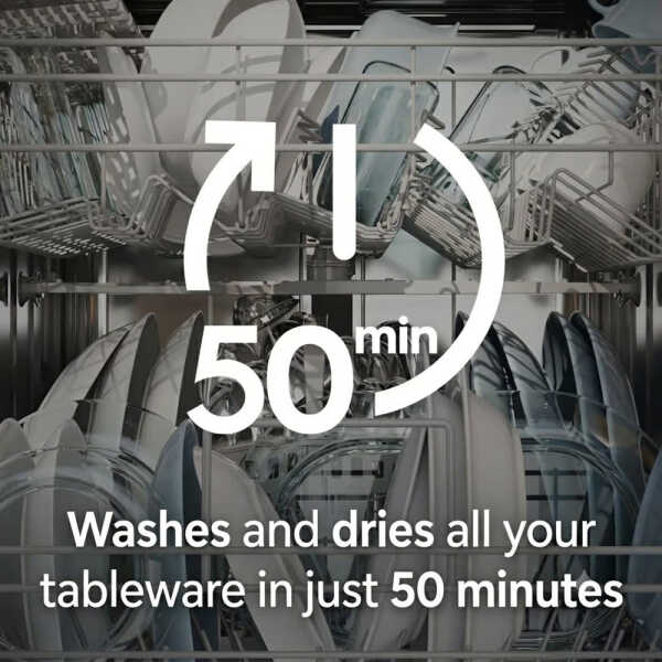 FRIGIDAIRE 18" BUILT-IN SILVER DISHWASHER | FHFF10E4MSBZG - Image 