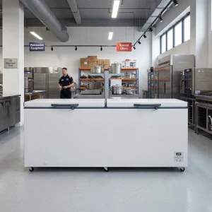 HISENSE 24.8CFT/702L HORIZONTAL CONVERTIBLE CHEST FREEZER WHITE 115V | FV248DW5A - Image 