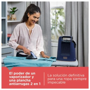 BLACK & DECKER 750ML 2-IN-1 IRON & STEAMER | HGS600 - Image 