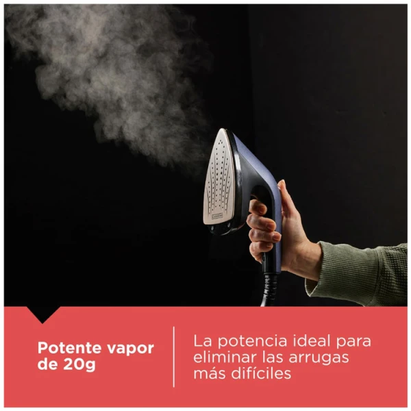 BLACK & DECKER 750ML 2-IN-1 IRON & STEAMER | HGS600 - Image 