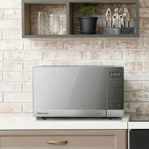 HISENSE 1.1 CFT/30L MICROWAVE SILVER W/MIRROR FINISH120V | HMMG3010SM - Image 