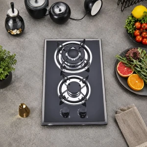 SCOTE GAS COOKTOP TEMPERED GLASS 2 BURNER | HXG3101 - Image 
