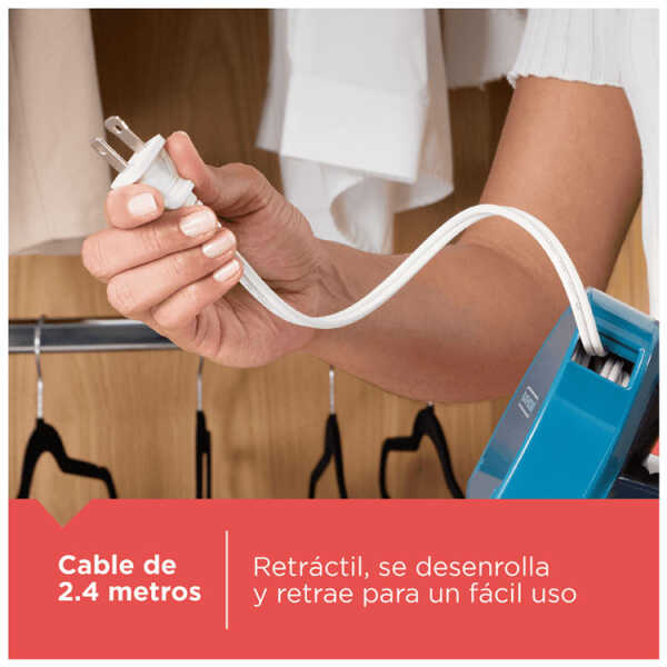 BLACK & DECKER 1200W STEAM IRON RETRACTABLE CORD | ICR004B - Image 
