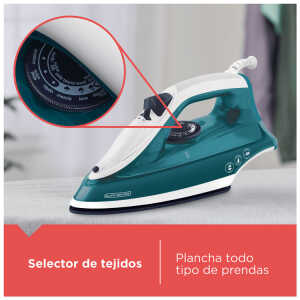 BLACK & DECKER STEAM IRON 250ML WATER TANK | IRBD365 - Image 